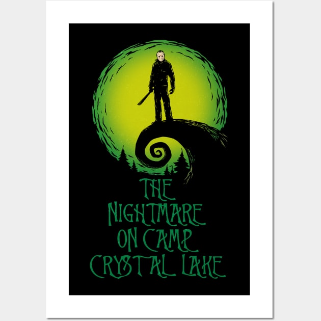 Nightmare On Camp Crystal Lake Wall Art by SunsetSurf